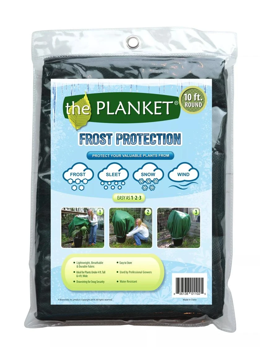 The Planket® Frost Protection Plant Cover, 10' Round - Image 5