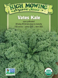 Vates Kale Organic Seeds